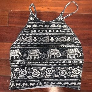 Little unknown urban outfitters halter tie top